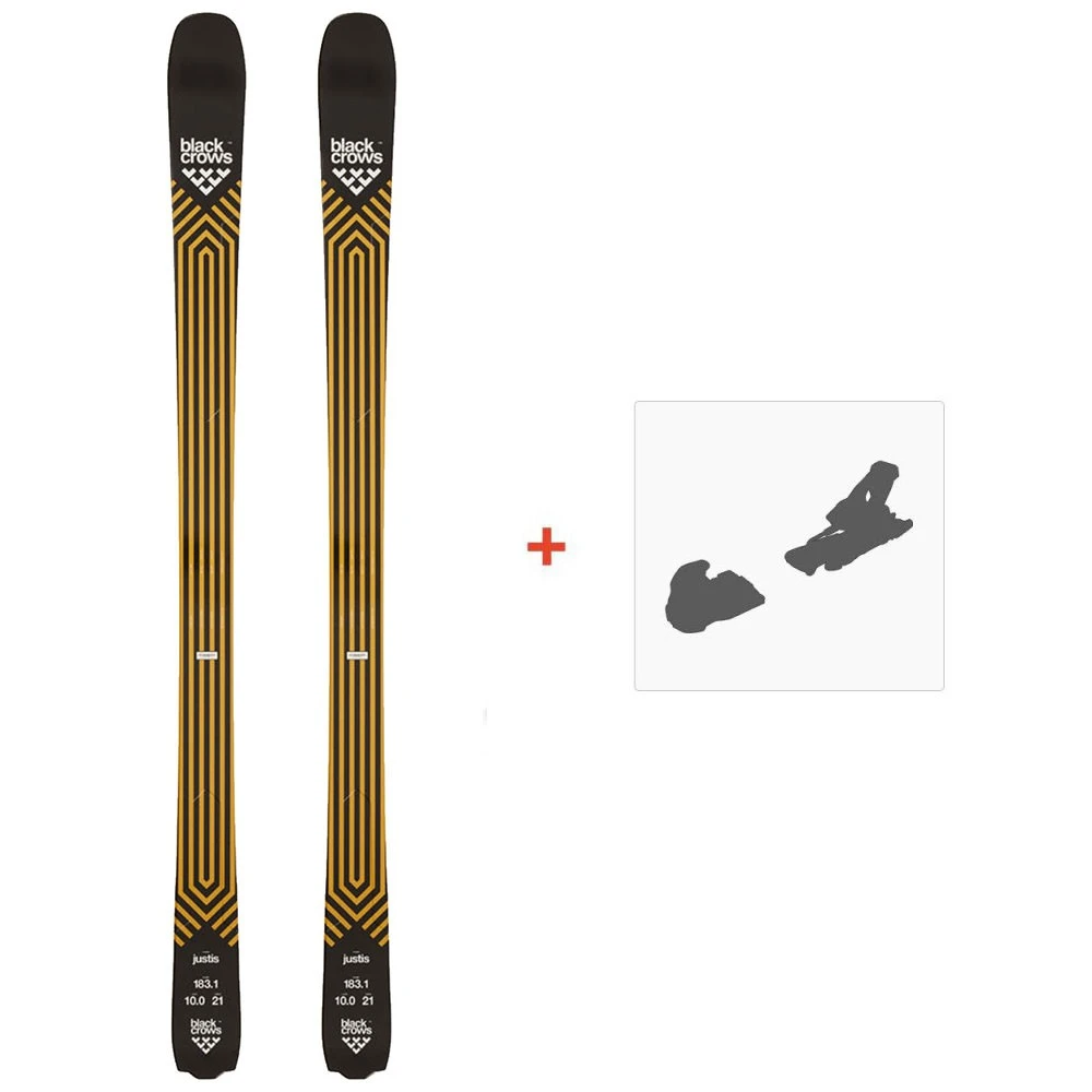Ski Black Crows Justis 2022 Avec Fixations De Ski 1 Ski Black Crows Justis 2022 Avec Fixations De Ski