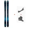 Ski Blizzard Rustler 10 Flat 2022 + Fixations De Ski Randonnée + Peaux