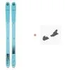 Ski Blizzard Zero G 095 Flat Blue 2022 + Fixations De Ski