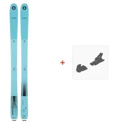 Ski Blizzard Zero G 095 Flat Blue 2022 + Fixations De Ski