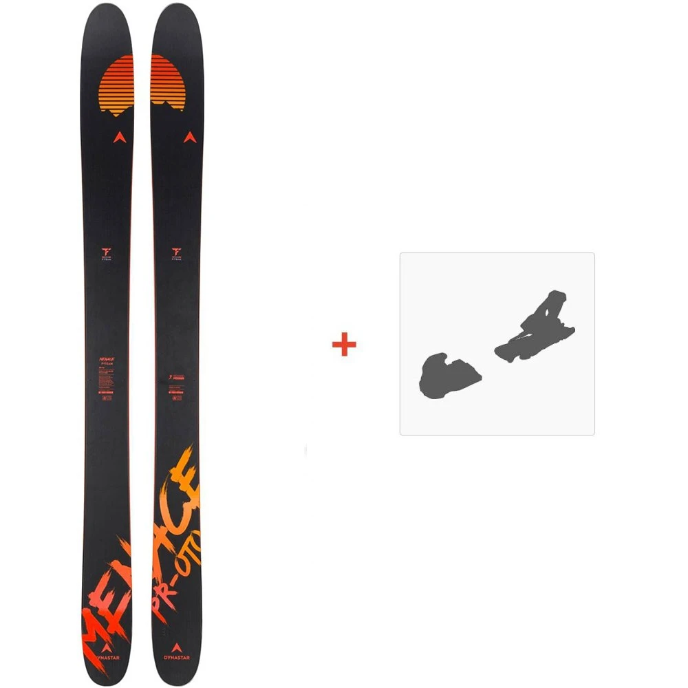 Ski Dynastar Menace Pr-Oto F-Team 2020 + Fixations De Ski 1 Ski Dynastar Menace Pr-Oto F-Team 2020 + Fixations De Ski