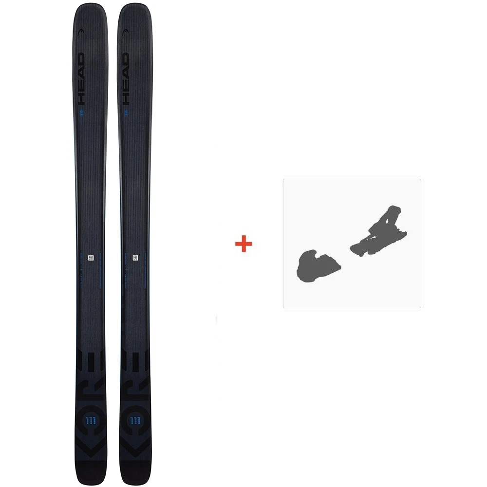 Ski Head Kore 111 2022 + Fixations De Ski 1 Ski Head Kore 111 2022 + Fixations De Ski