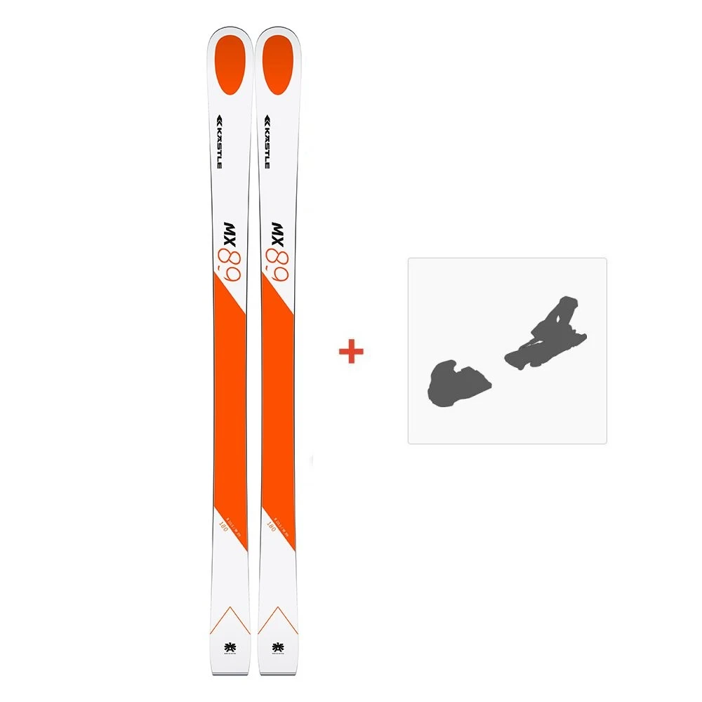 Ski Kastle MX89 2020 + Fixation De Ski 1 Ski Kastle MX89 2020 + Fixation De Ski