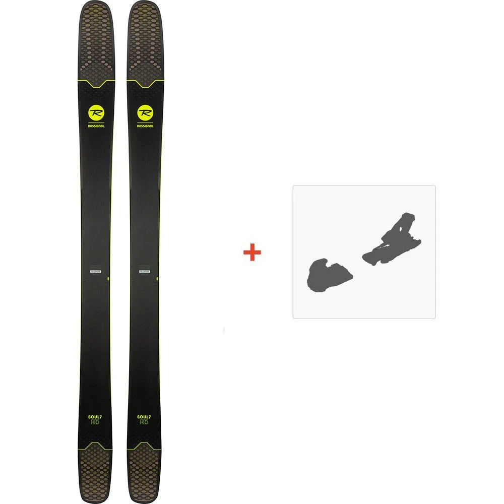 Ski Rossignol Soul 7 HD 2019 + Fixations De Ski 1 Ski Rossignol Soul 7 HD 2019 + Fixations De Ski