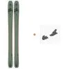 Ski Salomon N QST 106 OIL Green/Orang 2021 + Fixations De Ski
