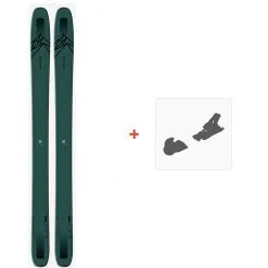 Ski Salomon N QST 118 Dark Grey 2020 + Fixations De Ski