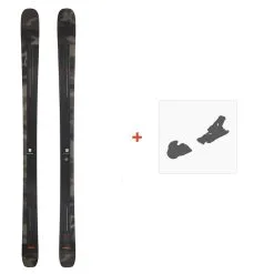 Ski Salomon N Stance 102 Black/Gray 2022 + Fixations De Ski