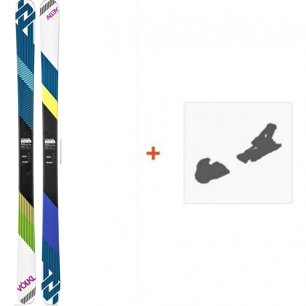 Volkl Ski Völkl Alley 2014 + Fixation De Ski 1 Volkl Ski Völkl Alley 2014 + Fixation De Ski
